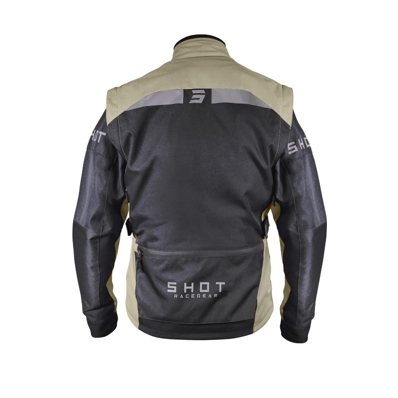 Bunda na motocykel Shot Racetech čierno-hnedá výpredaj