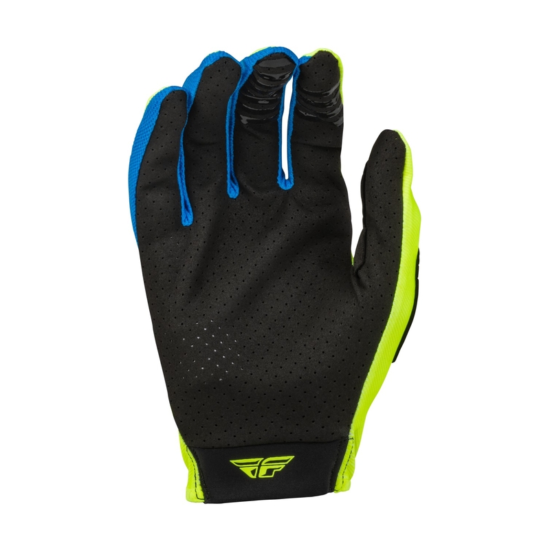 Motokrosové rukavice FLY Racing Lite 2023 fluorescenčno žlto-čierne