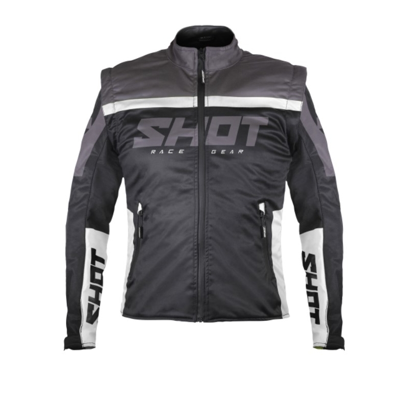 Softshellová bunda Shot Softshell Lite 2.0 čierno-biela výpredaj