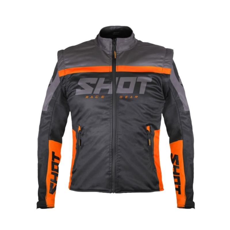 Softshellová bunda Shot Softshell Lite 2.0 čierno-oranžová