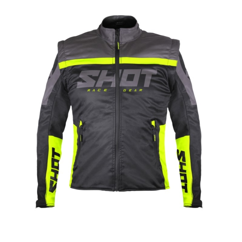 Softshellová bunda Shot Softshell Lite 2.0 čierno-fluorescenčno žltá