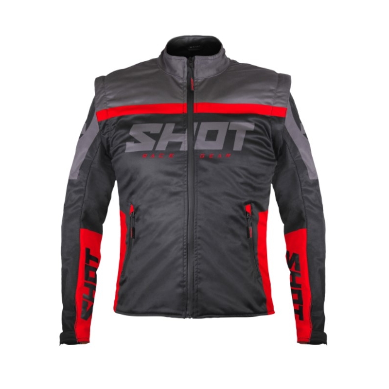 Softshellová bunda Shot Softshell Lite 2.0 čierno-červená