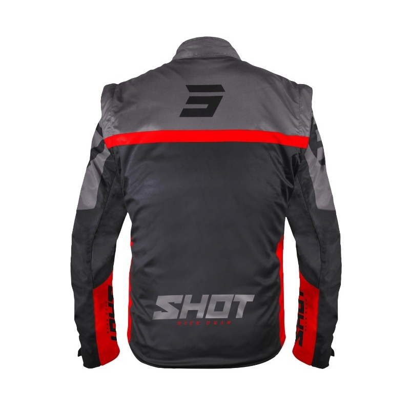 Softshellová bunda Shot Softshell Lite 2.0 čierno-červená