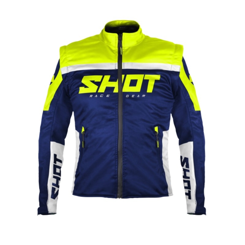 Softshellová bunda Shot Softshell Lite 2.0 čierno-bielo-fluorescenčno žltá