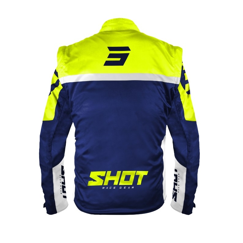 Softshellová bunda Shot Softshell Lite 2.0 čierno-bielo-fluorescenčno žltá