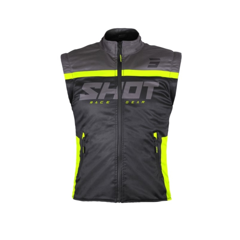 Softshellová vesta Shot Bodywarmer Lite 2.0 čierno-fluorescenčno žltá výpredaj