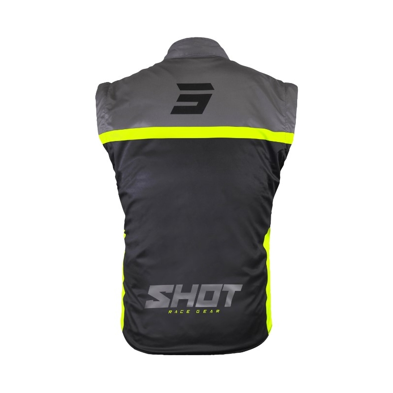 Softshellová vesta Shot Bodywarmer Lite 2.0 čierno-fluorescenčno žltá výpredaj