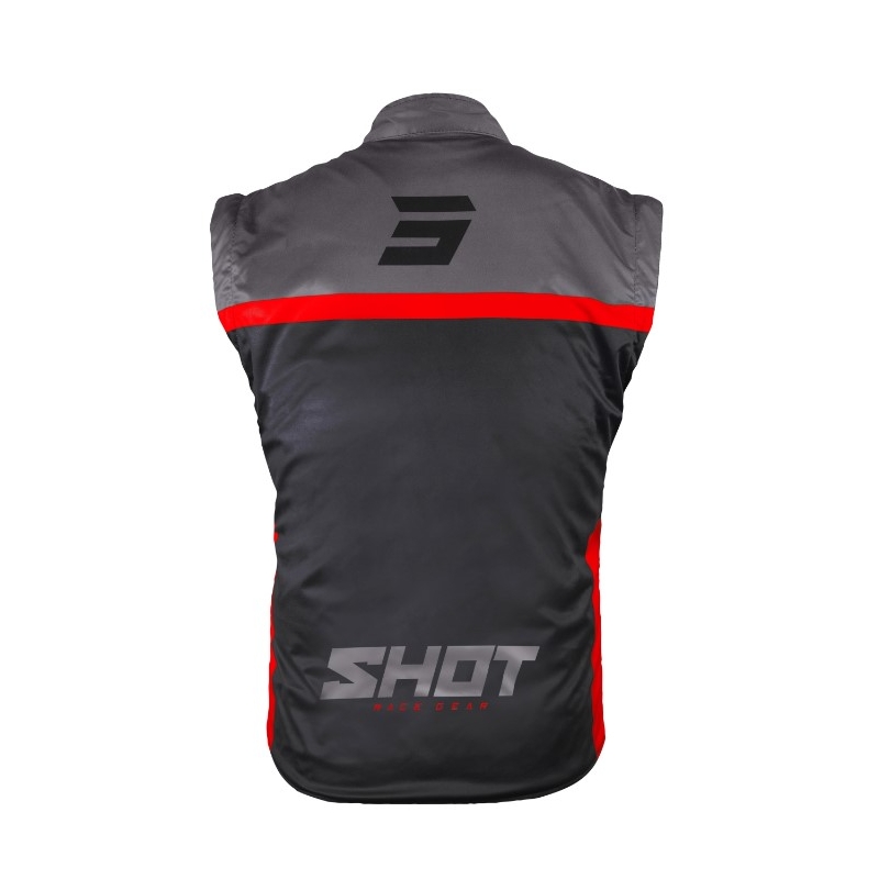 Softshellová vesta Shot Bodywarmer Lite 2.0 čierno-červená