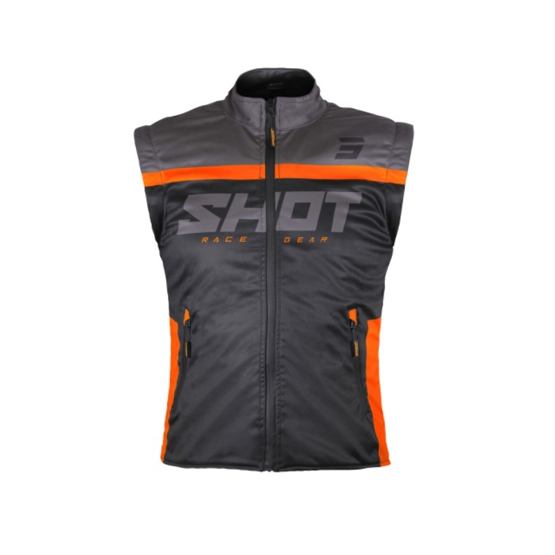 Softshellová vesta Shot Bodywarmer Lite 2.0 čierno-oranžová