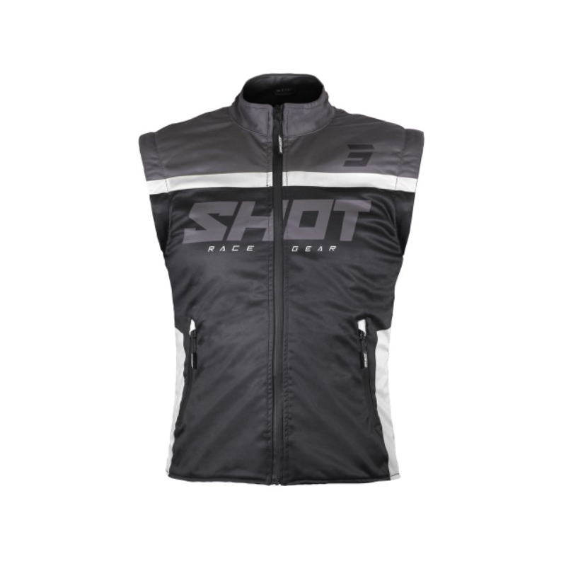 Softshellová vesta Shot Bodywarmer Lite 2.0 čierno-biela výpredaj