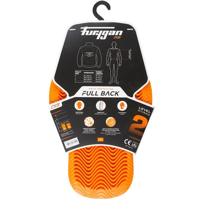 Chrbtový chránič Furygan Full Back Fury D30
