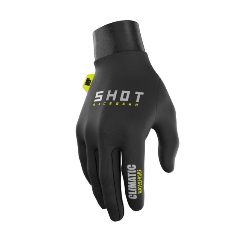 Motocrossové rukavice Shot Climatic 3.0 čierno-fluorescenčno žlté
