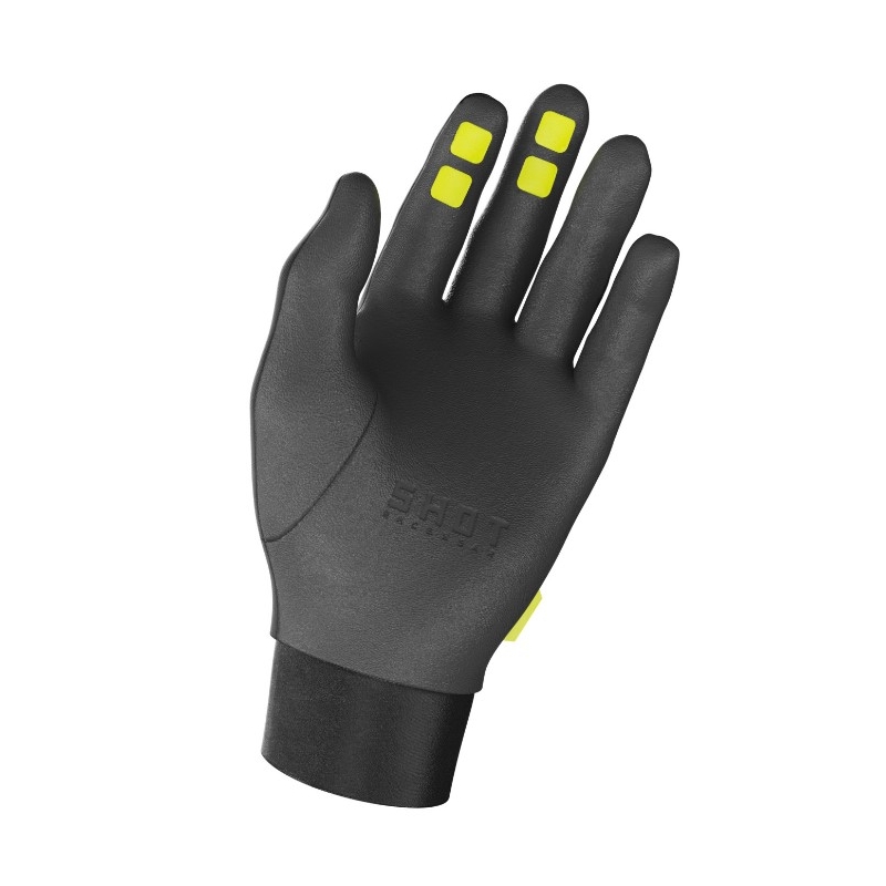 Motocrossové rukavice Shot Climatic 3.0 čierno-fluorescenčno žlté