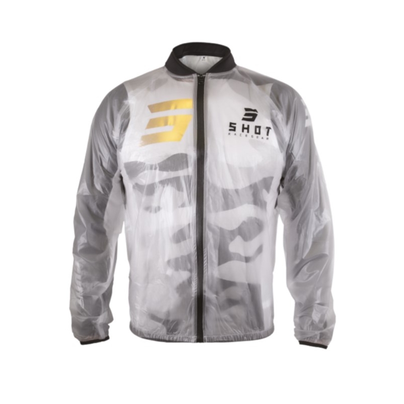 Bunda do dažďa Shot Wind 2.0 priehľadná