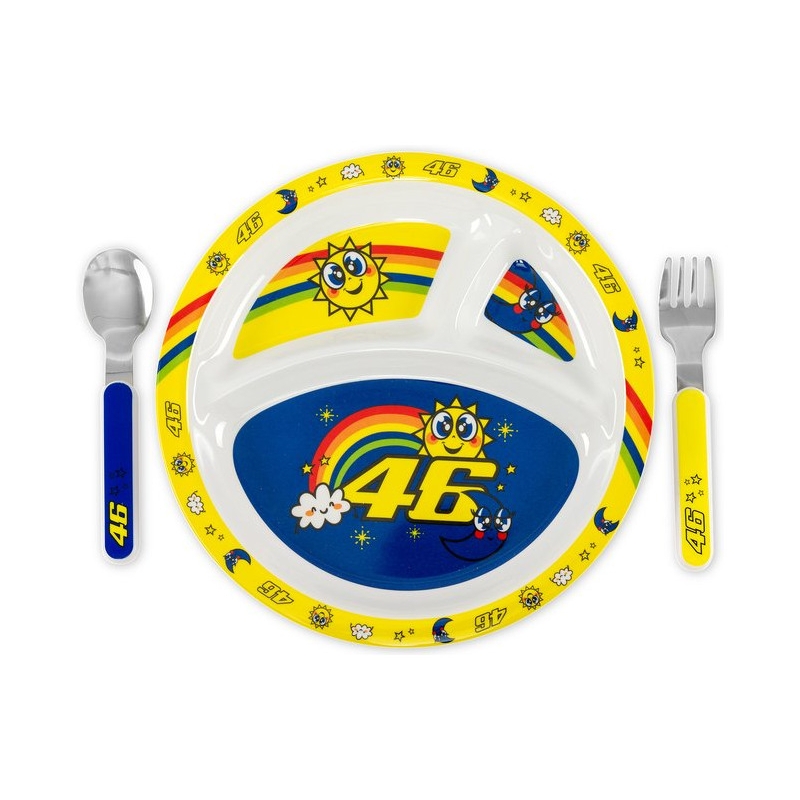 Detský jedálenský set VR46 Valentino Rossi Sun and Moon