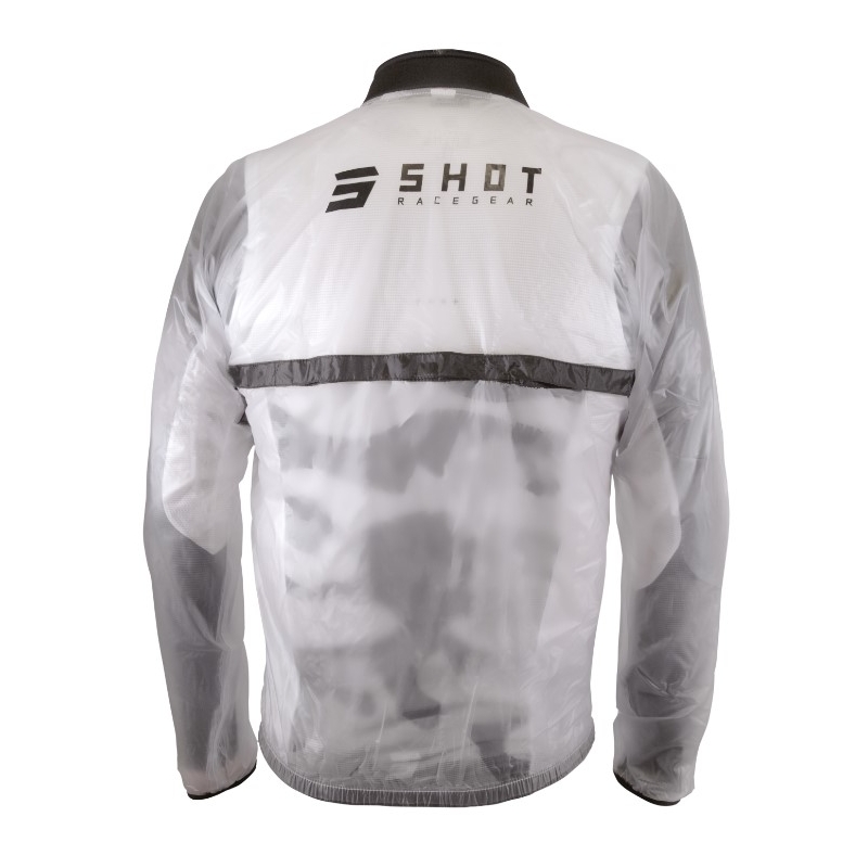 Detská bunda do dažďa Shot Wind 2.0 priehľadná