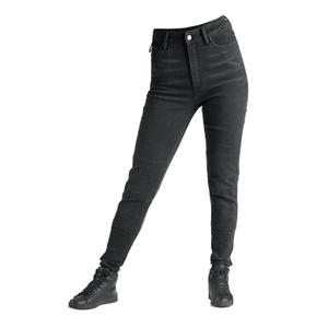 Dámske jeansy na motocykel PANDO MOTO Kusari Cor 01 čierne výpredaj