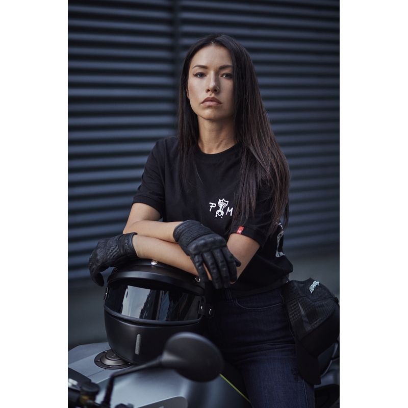Dámske jeansy na motocykel PANDO MOTO Kusari Cor 02 modré výpredaj