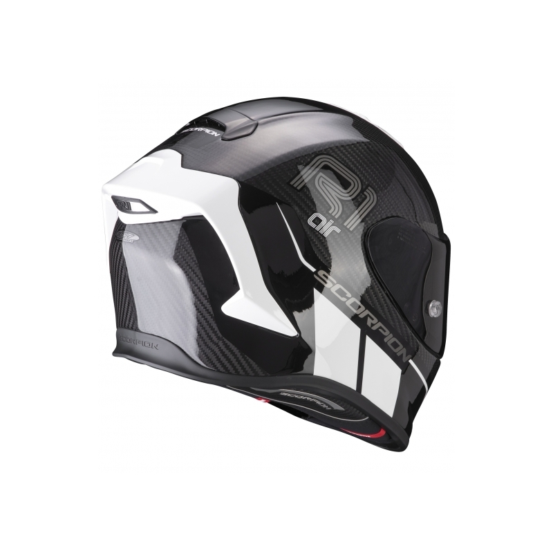 Integrálna prilba Scorpion EXO-R1 Carbon Air Corpus II čierno-biela - II. akosť