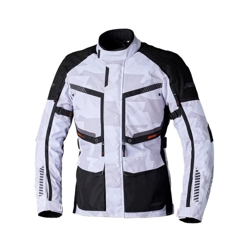 Bunda na motocykel RST Maverick Evo čierno-strieborná camo výpredaj