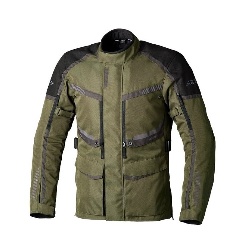 Bunda na motocykel RST Maverick Evo čierno-zelená výpredaj