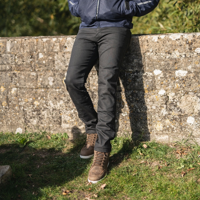 Jeansy na motocykel Oxford Original Approved Jeans AA čierne