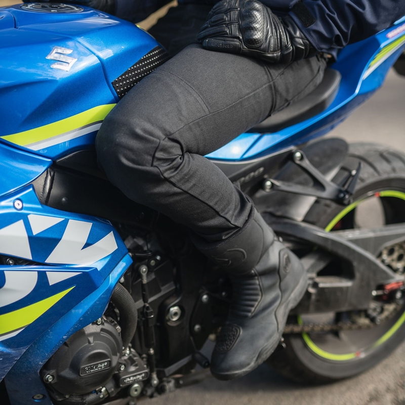 Jeansy na motocykel Oxford Original Approved Jeans AA čierne