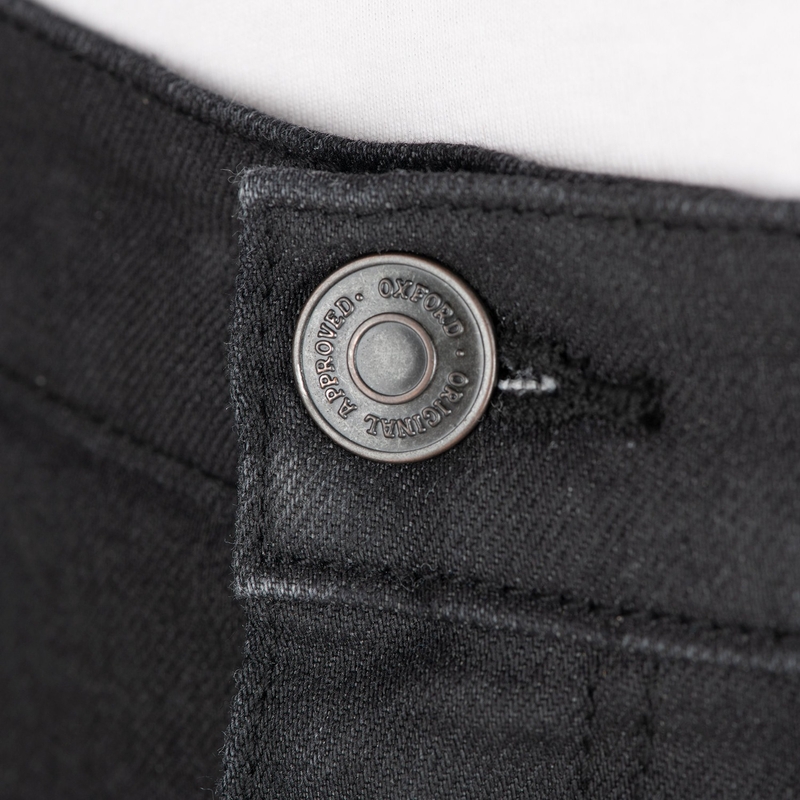 Jeansy na motocykel Oxford Original Approved Jeans AA čierne