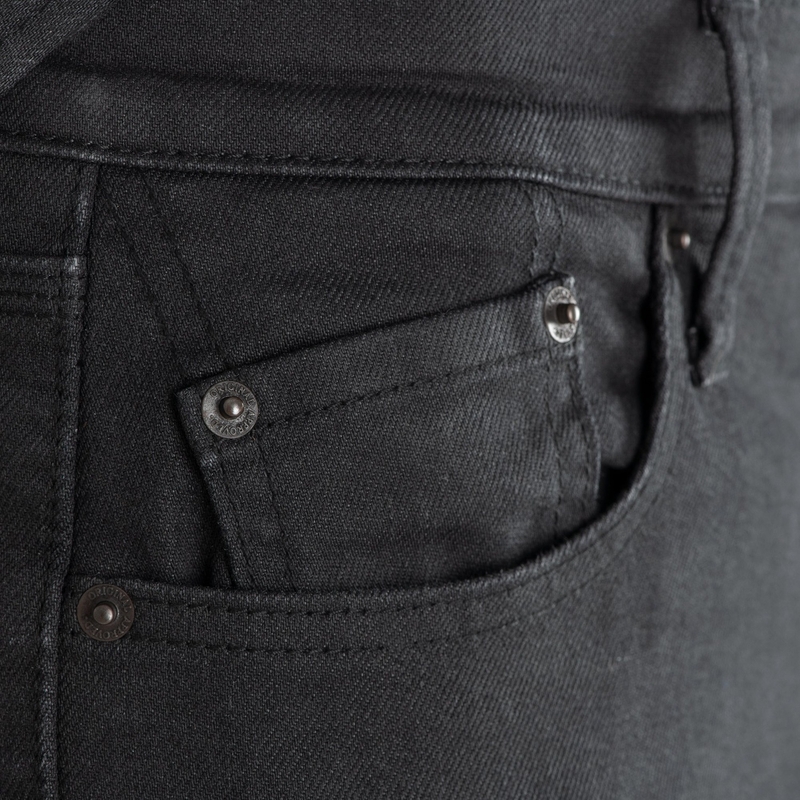 Jeansy na motocykel Oxford Original Approved Jeans AA čierne