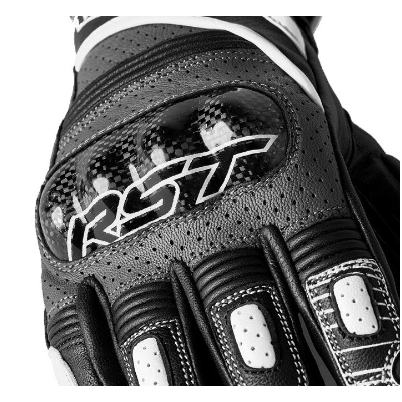 Rukavice na motocykel RST Fulcrum čierno-sivo-biele výpredaj