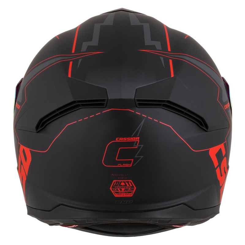 Integrálna prilba na motocykel Cassida Integral GT 2.1 Flash čierno-červeno-sivá