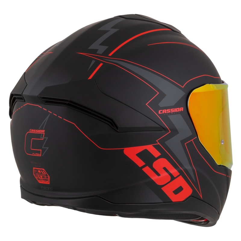 Integrálna prilba na motocykel Cassida Integral GT 2.1 Flash čierno-červeno-sivá