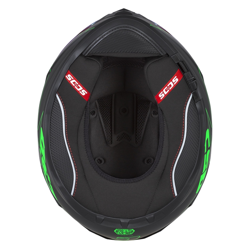 Integrálna prilba na motocykel Cassida Integral GT 2.1 Flash čierno-fluorescenčno zeleno-šedá