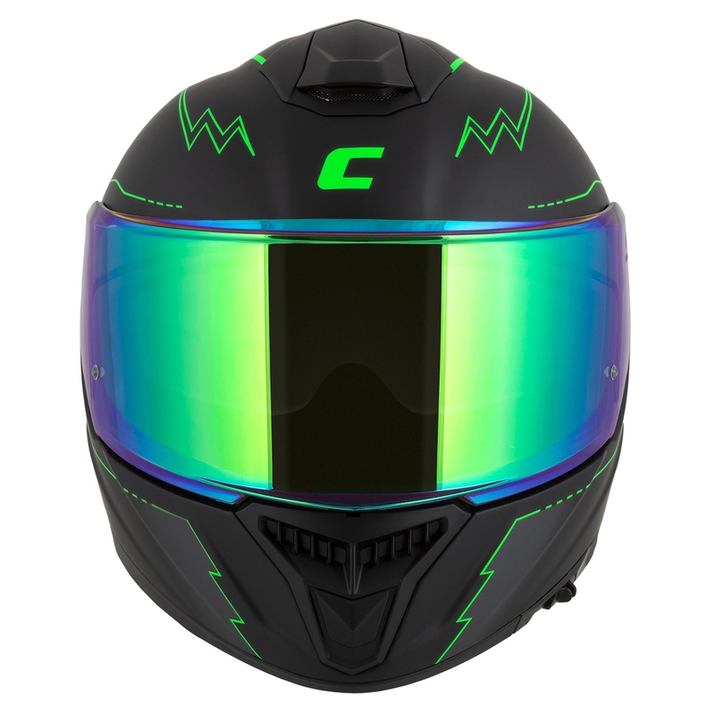 Integrálna prilba na motocykel Cassida Integral GT 2.1 Flash čierno-fluorescenčno zeleno-šedá