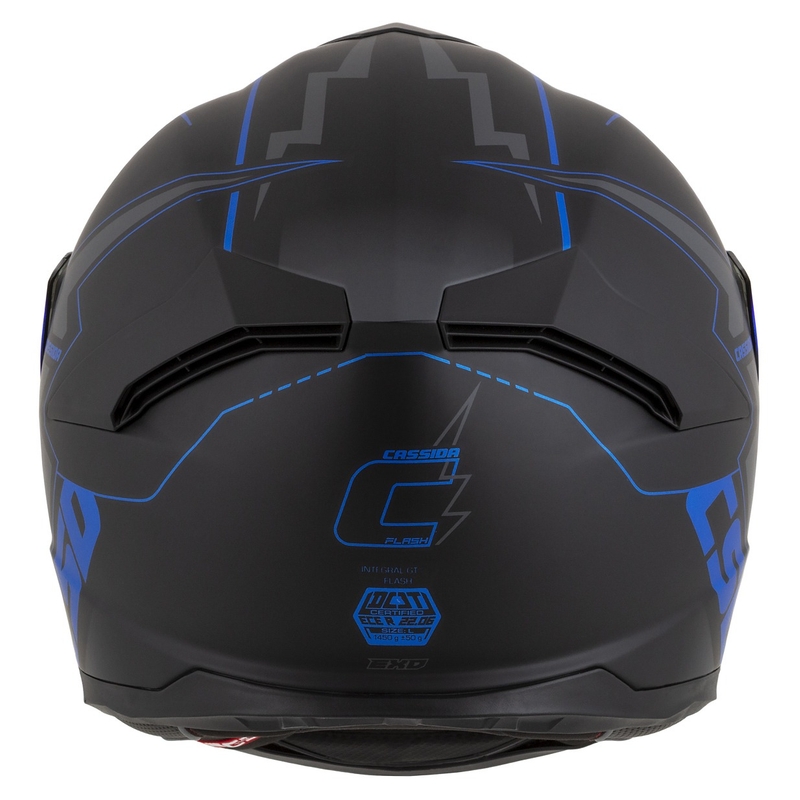 Integrálna prilba na motocykel Cassida Integral GT 2.1 Flash čierno-modro-sivá