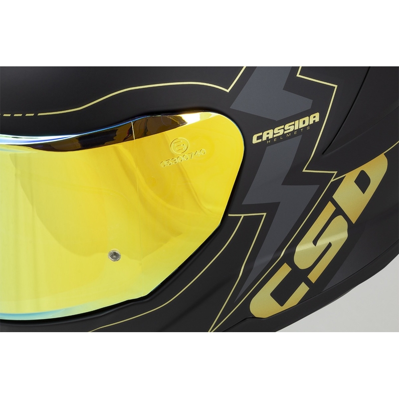 Integrálna prilba na motocykel Cassida Integral GT 2.1 Flash čierno-zlato-šedá