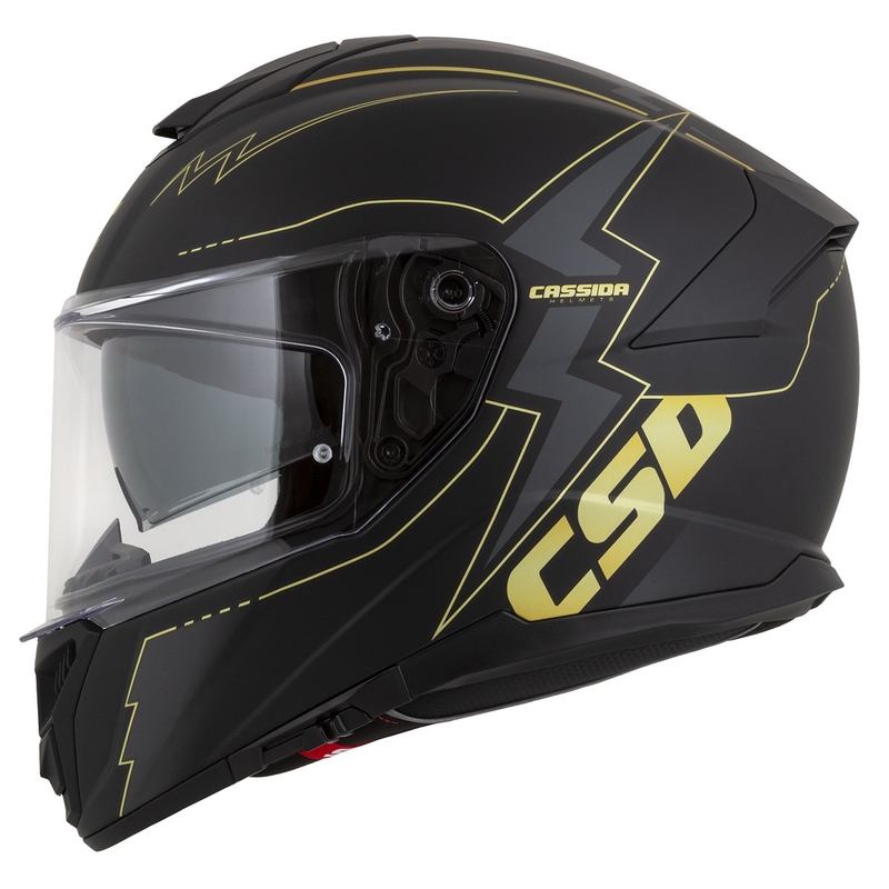 Integrálna prilba na motocykel Cassida Integral GT 2.1 Flash čierno-zlato-šedá