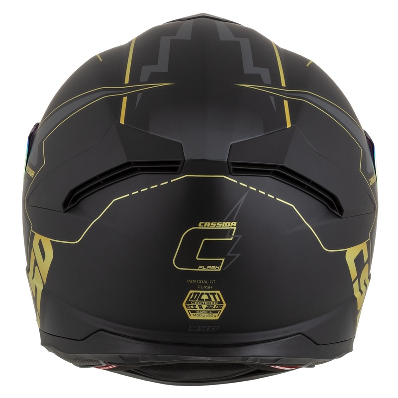 Integrálna prilba na motocykel Cassida Integral GT 2.1 Flash čierno-zlato-šedá