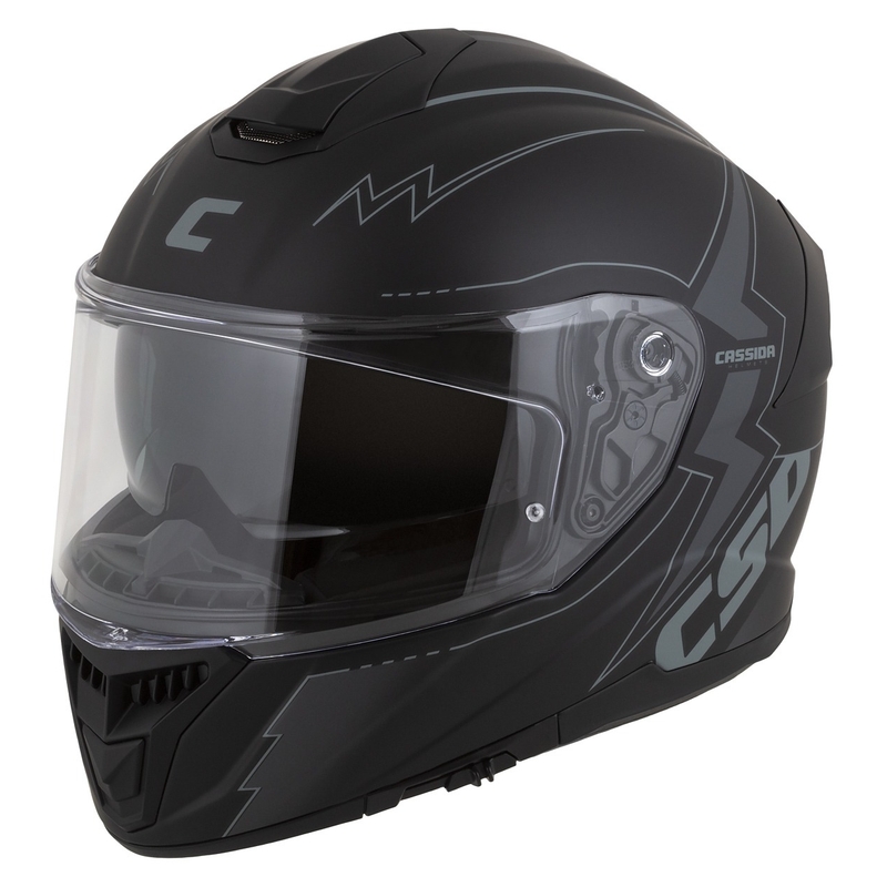 Integrálna prilba na motocykel Cassida Integral GT 2.1 Flash čierno-šedá