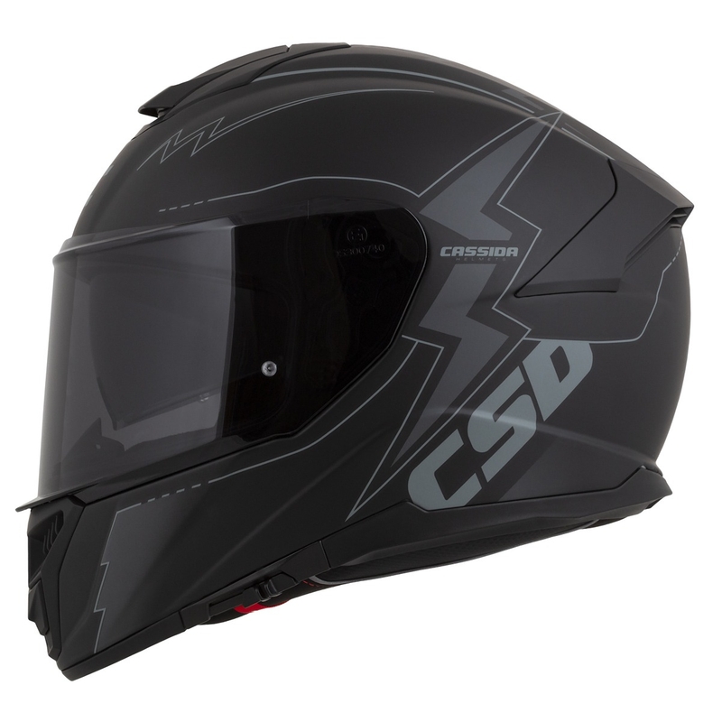 Integrálna prilba na motocykel Cassida Integral GT 2.1 Flash čierno-šedá