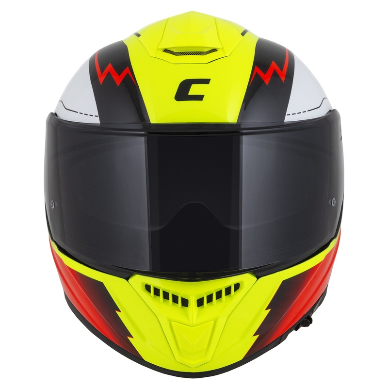Integrálna prilba na motocykel Cassida Integral GT 2.1 Flash fluorescenčno žlto-červeno-čierno-biela