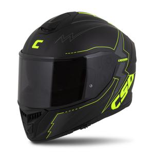 Integrálna prilba na motocykel Cassida Integral GT 2.1 Flash čierno-fluorescenčno žlto-sivá