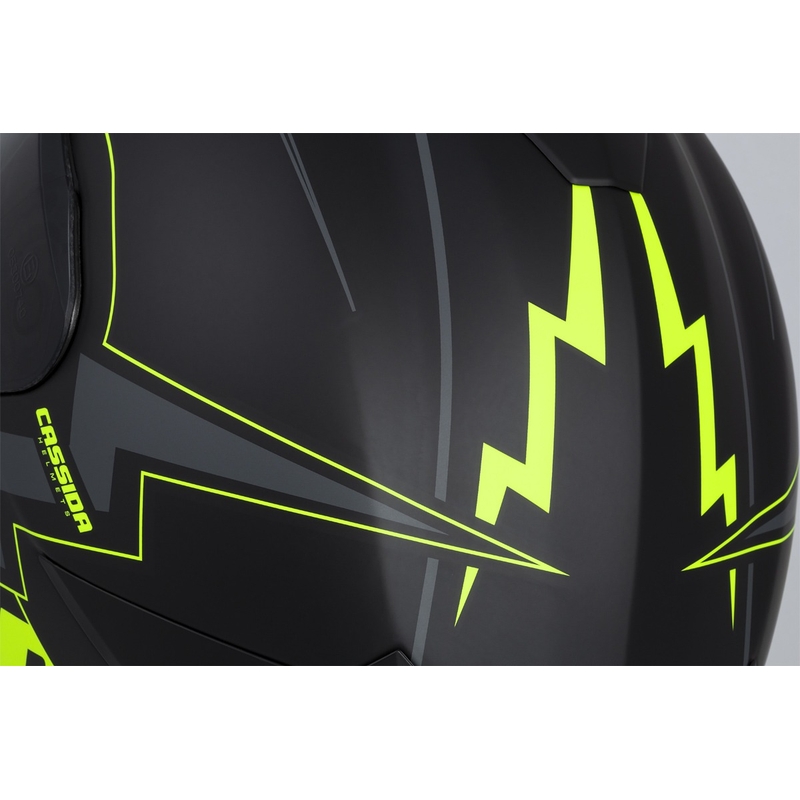 Integrálna prilba na motocykel Cassida Integral GT 2.1 Flash čierno-fluorescenčno žlto-sivá
