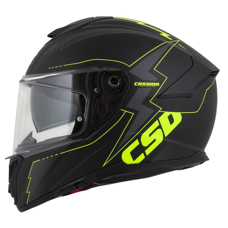 Integrálna prilba na motocykel Cassida Integral GT 2.1 Flash čierno-fluorescenčno žlto-sivá