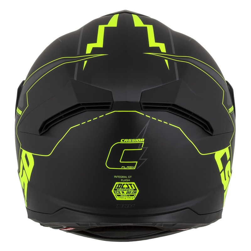 Integrálna prilba na motocykel Cassida Integral GT 2.1 Flash čierno-fluorescenčno žlto-sivá