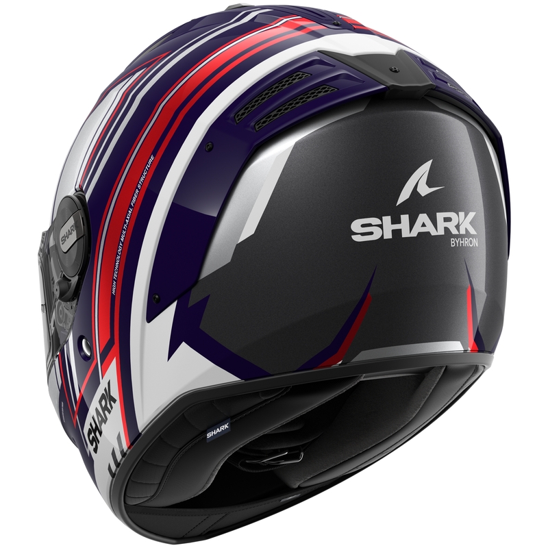 Integrálna prilba na motocykel SHARK SPARTAN RS Byhron modro-červeno-šedá výpredaj