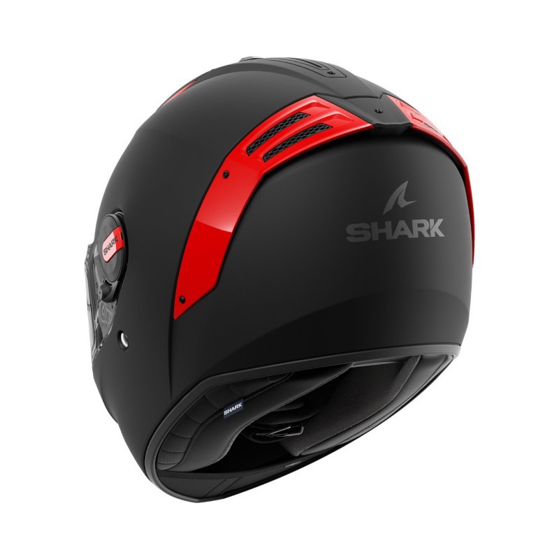 Integrálna prilba na motocykel SHARK SPARTAN RS Blank SP čierno-červená matná