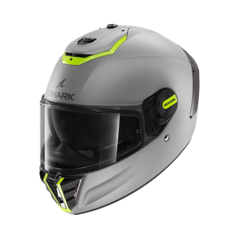 Integrálna prilba na motocykel SHARK SPARTAN RS Blank SP šedo-fluorescenčno žltá