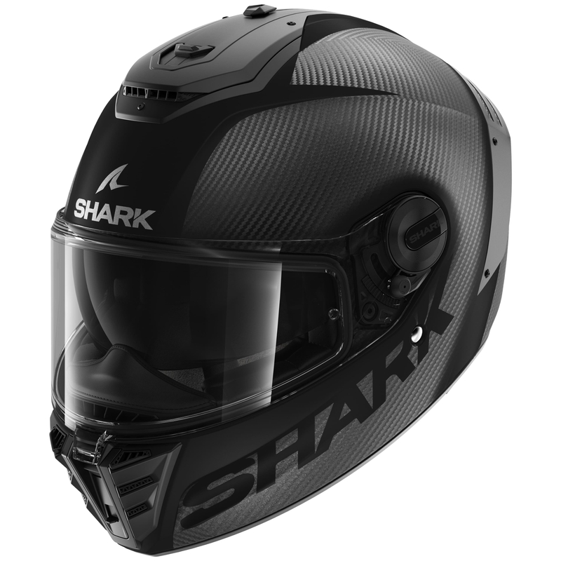 Integrálna prilba na motocykel SHARK SPARTAN RS Carbon Skin 2023 čierna matná