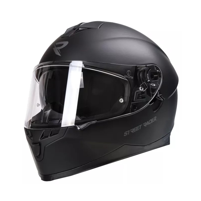 Integrálna prilba na motocykel Street Racer Magna čierna matná - II. akosť